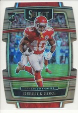 2021 Panini Select Derrick Gore #84 Copper Prizm Die-Cut (RC) /199