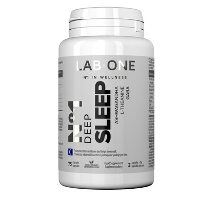 5906395863570 LAB ONE N°1 Deep Sleep suplement diety wspierający sen i regenerac