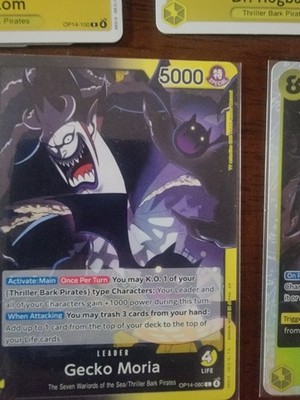 gecko moria one piece tcg deck One Piece Card Game main image 1