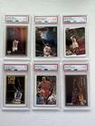 Michael Jordan PSA Graded Basketball Card Lot (6 Total Cards) Bulls Lot B