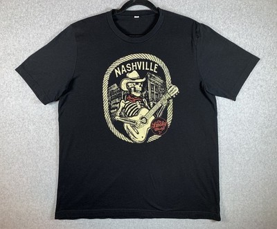NASHVILLE Ole Smoky Tennessee Whiskey T Shirt Mens X-Large Black Graphic Tee