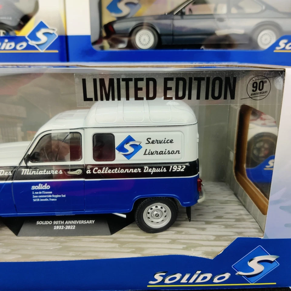 SOLIDO RENAULT R4F4 90° ANNIVERSARIO EDIZIONE LIMITATA 2022 1:18 NUOVO.B... - Immagine 4 di 4