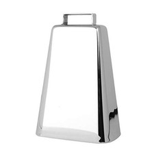 57302 Chrome Plated Cowbell Medium