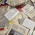 Large Lot of Vintage Recipes Handwritten, Clipped, Meals, Desserts — photo 9