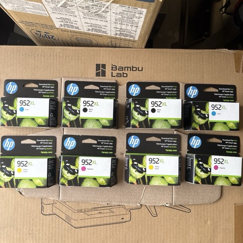 HP 952XL Combo Multi-Color Ink Cartridge Set Brand New Exp 10/2026