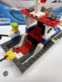 LEGO CITY: Fishing Boat (4642) With Box Mini Figures & Instructions Shark