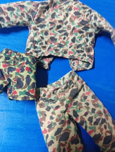 Vintage GI Joe Camouflage Jacket Pant Boxer Hasbro Hong Kong - Picture 6 of 6