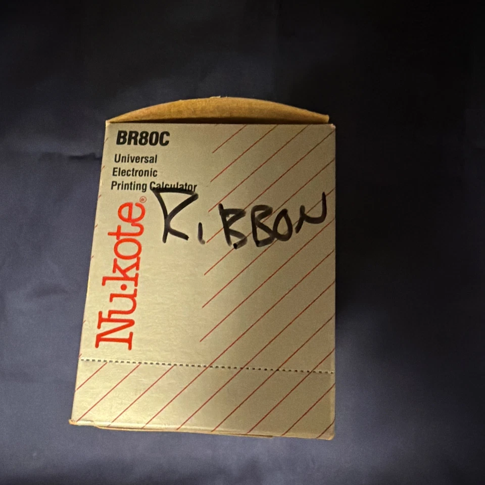 Lote De Colección De 6 Cinta Calculadora Universal NuKote BR80C 1/2x7 Yardas Foto 2 de 3