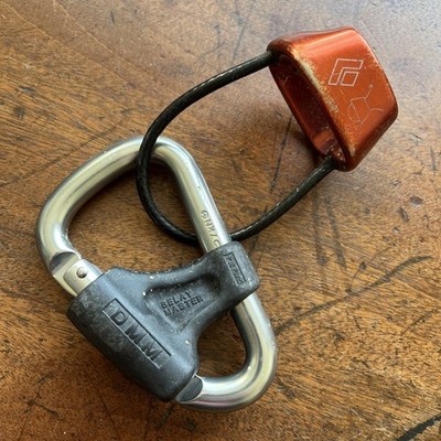 DMM Belay Master Karabiner mit Black Diamond ATC Sicherungsgerät Klettern Baumpfleger