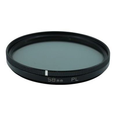 Hoya 450/580 Polfilter PL Lin. linear polished E58mm 3 mit Justierhebel im Etui
