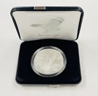 2024 W US Mint Unc American Silver Eagle 1oz Bullion Coin w/ Case NO BOX or COA