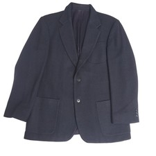 J. Crew Vtg Oarsman Navy Herringbone Alpaca Wool Blend Blazer Jacket Size M