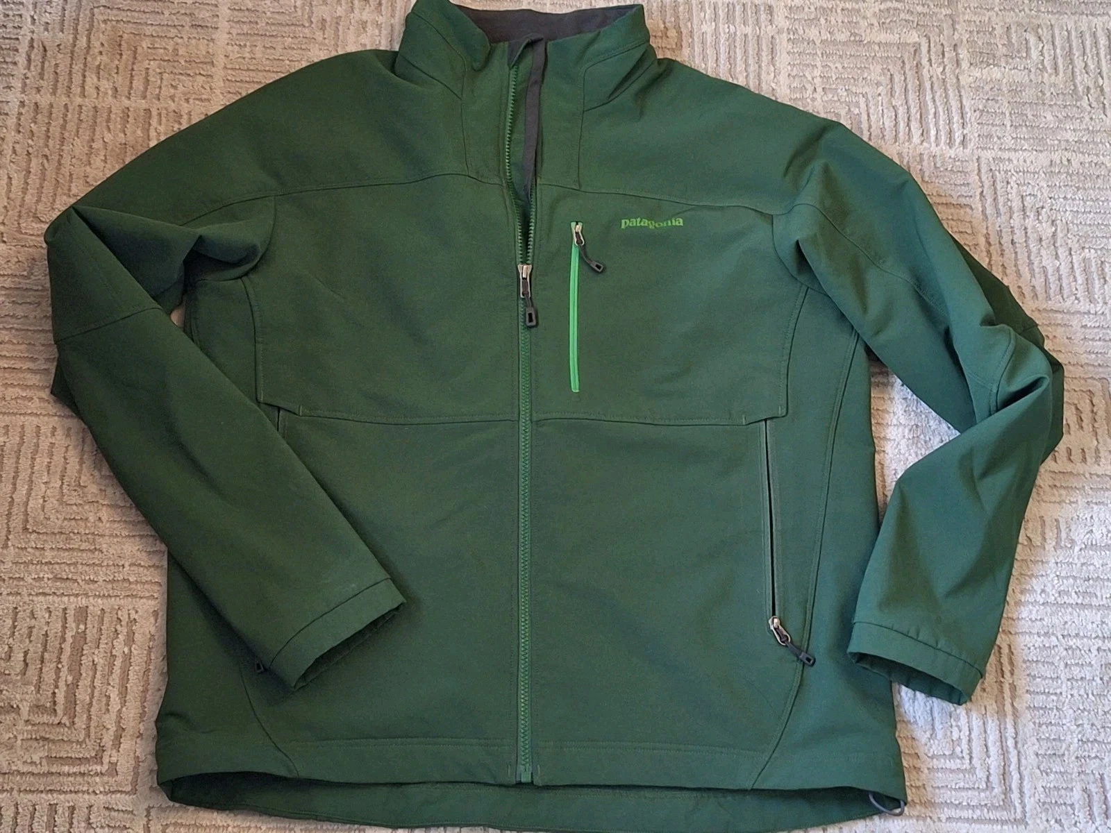 Patagonia Simple Guide Jacket Men's Size Large Green Full Zip - product detail image 1