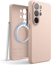 Magnetic Leather Case for Galaxy S26 Ultra Case, 6.9 inch - Vegan Leather, Shock