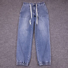 Judy Blue Denim Jogger 28x28 Actual Sz High Rise Stretch Fresh Bloom JB88948