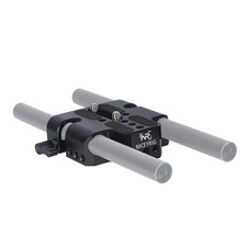 15mm Rod Baseplate Multi-Purpose Tripod Base Plate Applicable for DSLR Camera.