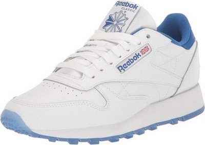  Reebok Classic Low 2 Color Grey/Blue CN7686 GENUINE LEATHER MEN'S SIZE: 10 NEW