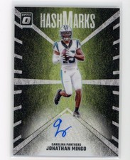 2024 Donruss Optic Jonathan Mingo Holo Prizm HashMarks AUTO (GN)