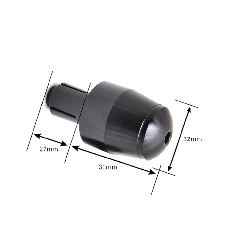 For Yamaha FZ6R 09-16 15 14 13 12 11 10 LUX CNC Bar End Weights - Изображение 4 из 4