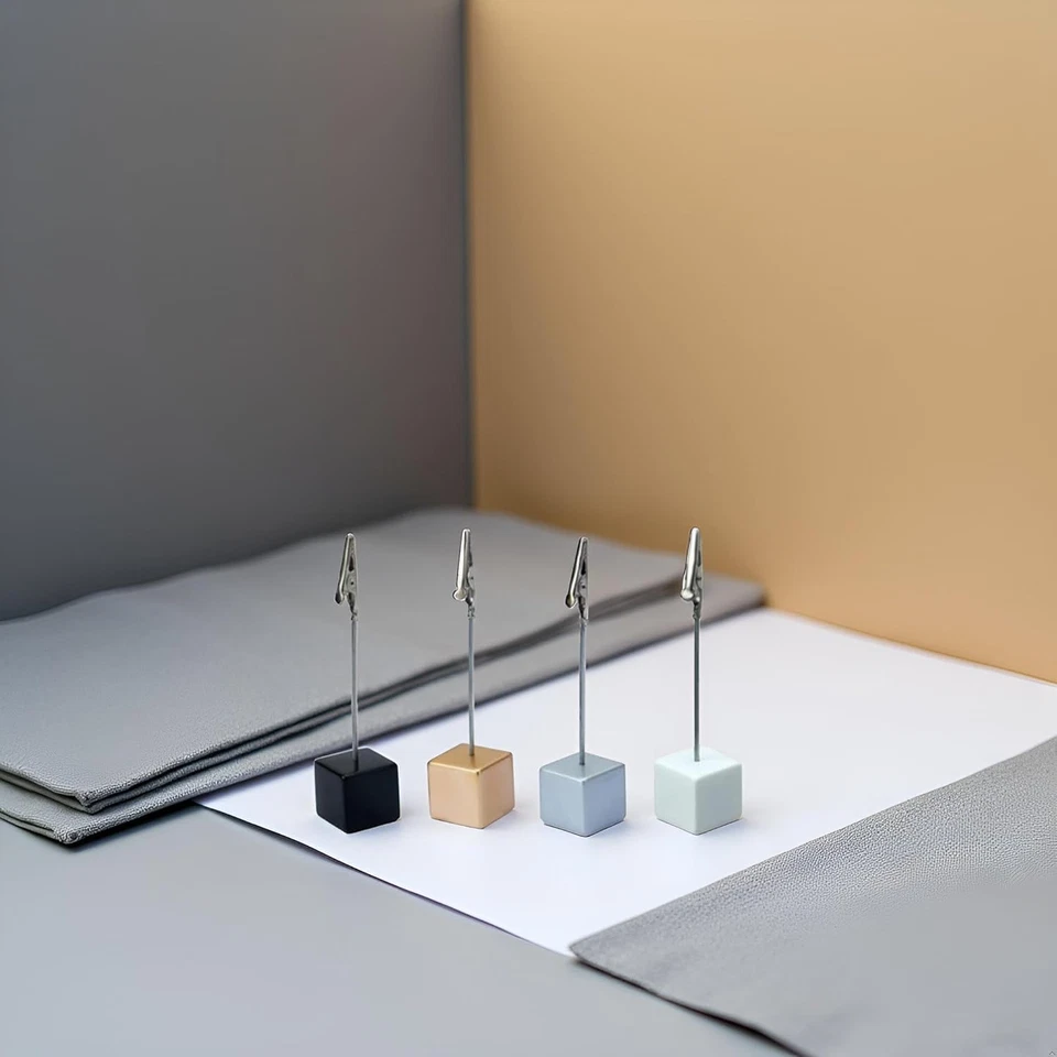 Memo-Clip-Halter Krokodilverschluss Bilder Karten Papier Notizklammern Büro - Bild 3 von 4