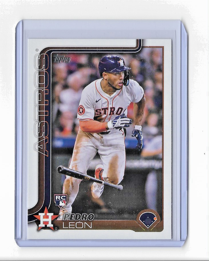 2025 TOPPS SERIES ONE PEDRO LEON (RC) - CARD #30 - ASTROS- FREE SHIPPING