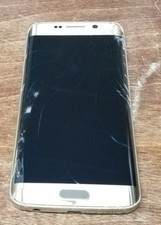 CRACKED BROKEN Samsung Galaxy S6 Edge 32GB SM-G925A AT T Gold CLEAN GOOD ESN