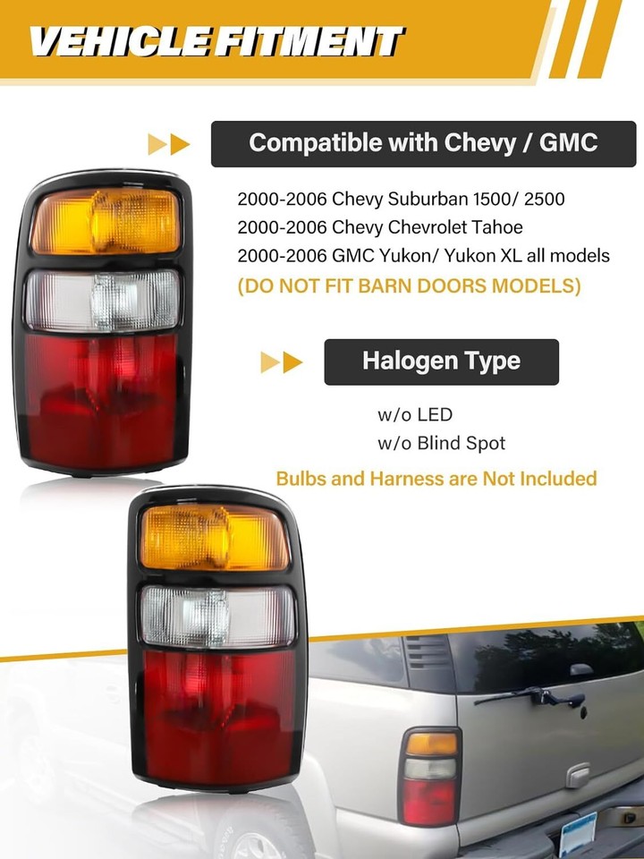For Chevy K1500/K2500 1988-2000 Tail Light Circuit Board Driver & Passenger Side