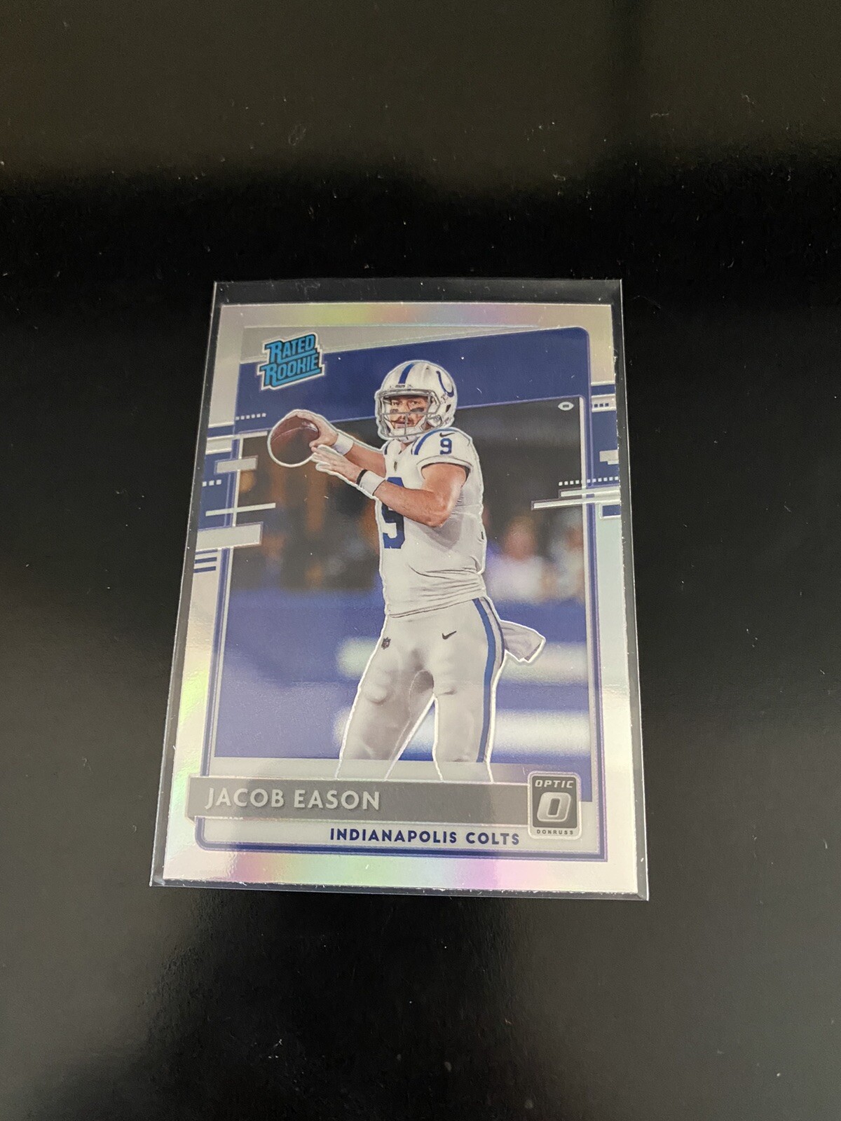 2020 Donruss Optic Rated Rookie Jacob Eason #162 RC HOLO SILVER