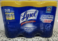 LYSOL Disinfecting Wipes - Lemon  Lime Blossom 80 ct. Pack of 3 