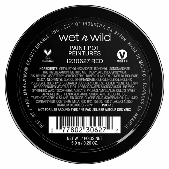 Pintura corporal Wet n Wild FM Fantasy MAKERS PAINT pote VERMELHO NOVO - Imagem 2 de 3