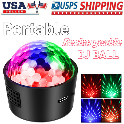 USB Mini LED Disco Stage Light Party Club KTV Bar Magic Ball Lighting DJ Lights