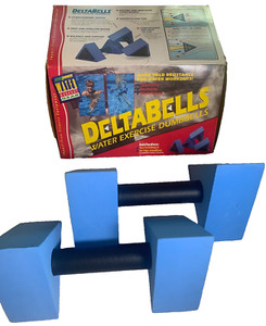 Rare Vintage 1990s 90s Foam Aqua Water Dumbell Dumbells Triangle Joggers Aquatic