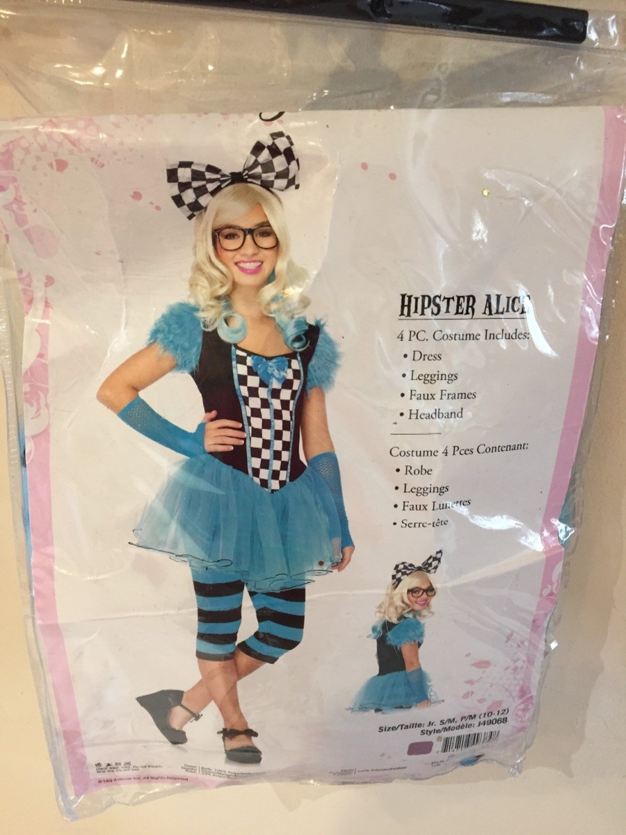 専用⑨ Hipster Alice Tween Costume $44.99 Jr. S/M P/M (10-12) NEW | eBay