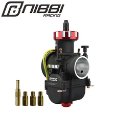 NIBBI PWK 38mm Pre-Jettted Racing Carburetor For Yamaha YZ250 YZ465 1974-2024