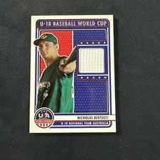 2023 Panini Stars & Stripes Nicholas Bertucci Jersey Relic Australia 91G
