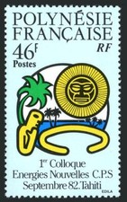 Fr Polynesia 366,MNH.Michel 358. Colloquium on New Energy Sources,1982.