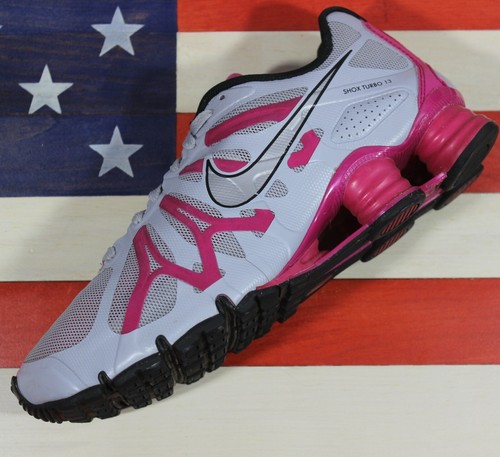 Nike Shox Turbo+ Plus 13 Running Shoe Grey/Pink 2012 NZ [525156-006] Womens  9.5 | eBay