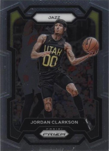 Jordan Clarkson 2021-22 Prizm Blue Yellow Green Choice Prizm SP 