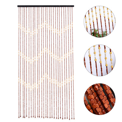 Natural Bamboo 90 Strands Handmade Curtain Beads Window Door Shoji Room Divider