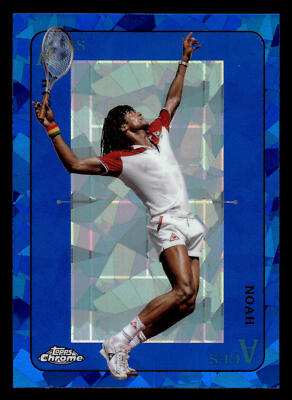 2021 Topps Chrome Tennis Sapphire Edition Yannick Noah Aces ACE-16