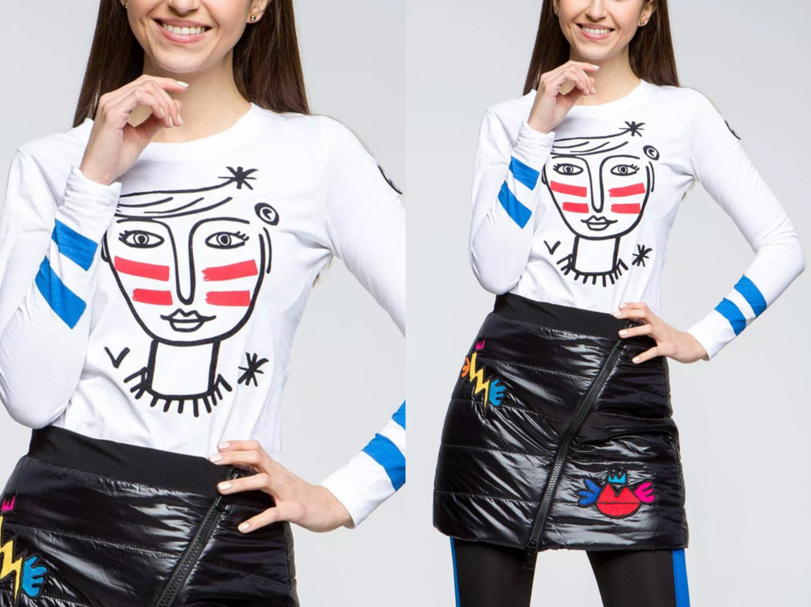 Rossignol Jean-Charles Yakima Flock Camiseta Top BNWT S .