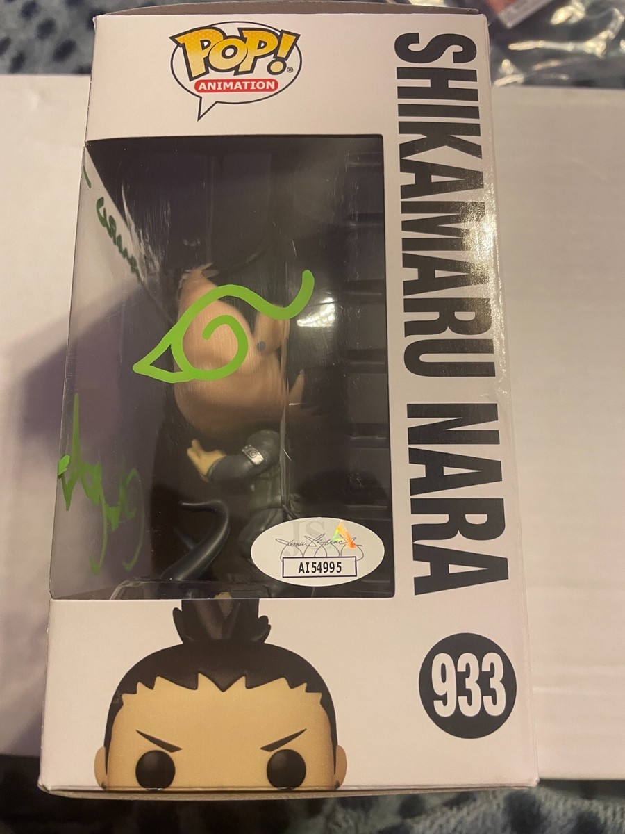 Shikamaru Nara signed funko Tom Gibis 