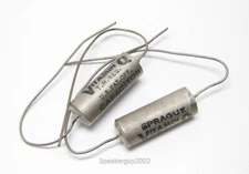 Pair Sprague Vitamin Q PIO Capacitors / .068 uf 200 VDC -- KT