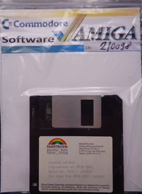 COMMODORE AMIGA -- PROGRAMMING WITH AMIGA BASIC: DISK TO BOOK (MARKET & TECHNOLOGY)