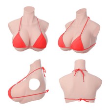 Realistic Silicone Breast Forms Fake Boobs XXL G-S Cup Crossdresser Drag Queen