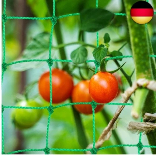 Ranknetz - Gurkennetz mit 50 Pflanzenbinder, Rankgitter für Gurken, - Bild 8 von 8