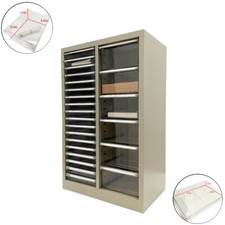 Open Box 24 Drawer Filing Cabinet Office Document Paper Storage File Container