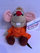 NWT Disney Cinderella JAQ  Suzy the Mouse Mini Bean Bag Plush Set of 2 8"
