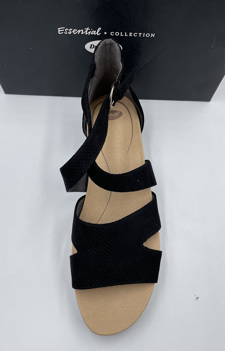 Scholl's Women's Good Karma Sandals Black Size US 11M US