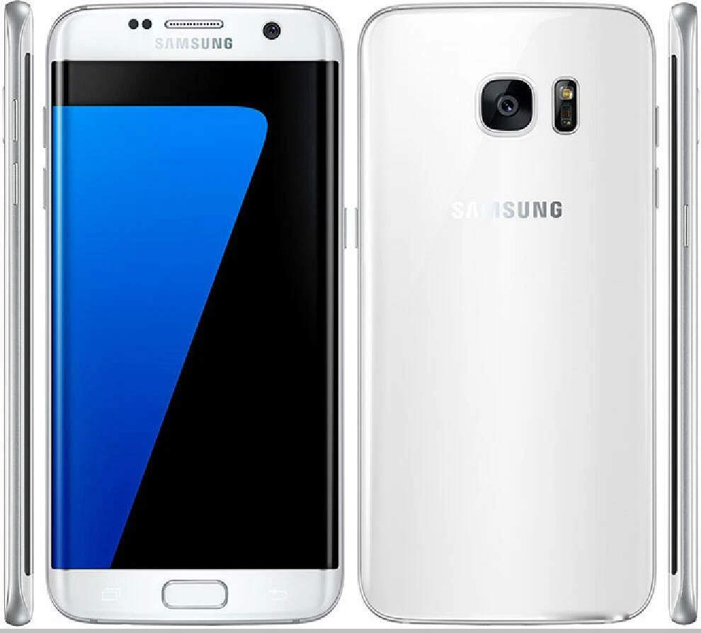 美品　国内版　SIMフリー　Galaxy s7 edge ホワイト色 Samsung Galaxy S7 Edge SM-G935F/DS 32GB Dual SIM Unlocked